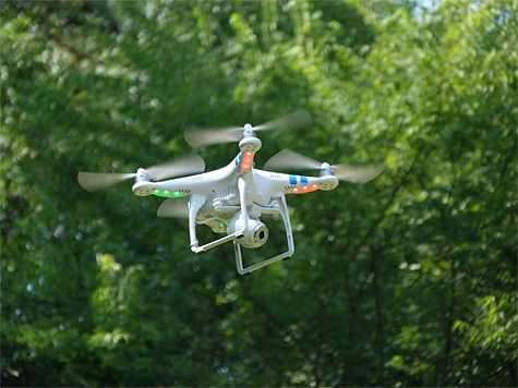 The same quad drone as in above photo.